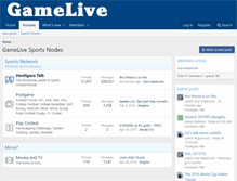 Tablet Screenshot of gamelive.com